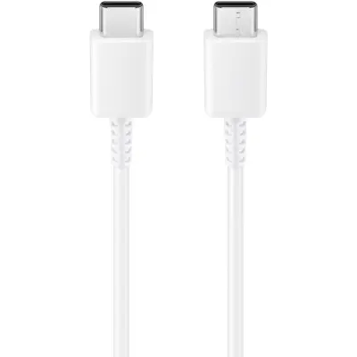 Samsung podatkovni kabel EP-DW767JWE Super Fast Charge 25W 3A Type C na Type C 1,8m - bel