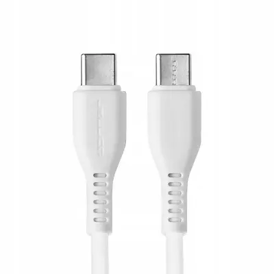 JELLICO Podatkovni kabel KDS-30 (Fast Charge) 3,0A 60W vhod Type C na Type C 1m, bel