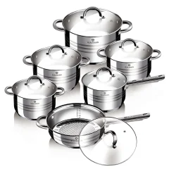Berlinger Haus Blaumann Gourmet Jumbo 12v1 set inox posode