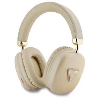 Guess Bluetooth 5.3 IPX4 Headphones with Premium Bass & Hand-free Calling Triangle Gold