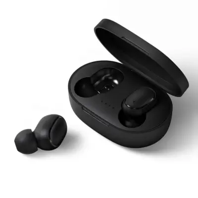 WoW E6s TWS Bluetooth 5.3 brezžične ušesne slušalke z mikrofonom HD in polnilno torbico, črne