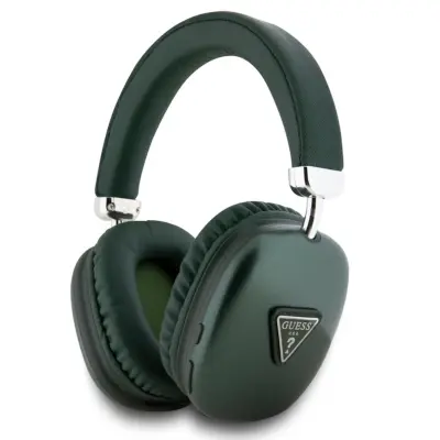 Guess Bluetooth 5.3 IPX4 Headphones with Premium Bass & Hand-free Calling Triangle Khaki