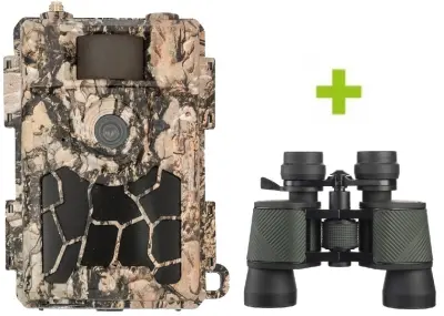 Oxe Lovska kamera OXE Spider 4G in klasični daljnogled FOMEI 7-21x40 ZCF Zoom + 32GB SD kartica, stojalo in 8 baterij!