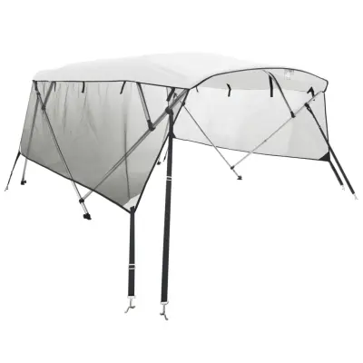 vidaXL Bimini tenda s 3 loki in stranicami 183x(137-152)x137 cm