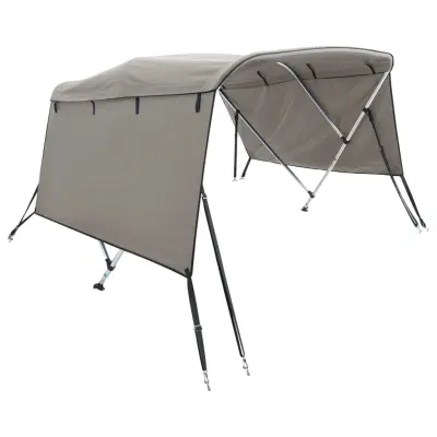 vidaXL Bimini tenda s 4 loki in stranicami 243x(185-198)x137 cm
