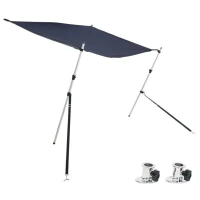 vidaXL Razširljivo senčilo za T-Top modro 170x170x(113-182,5) cm