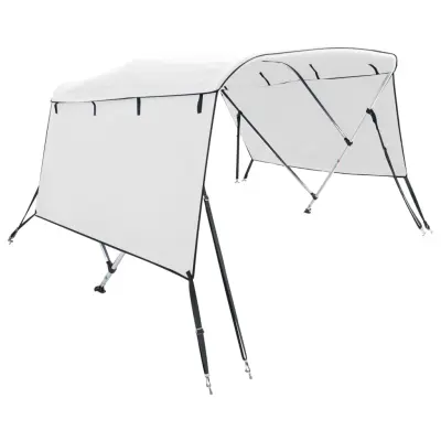 vidaXL Bimini tenda s 4 loki in stranicami 243x(170-182)x137 cm