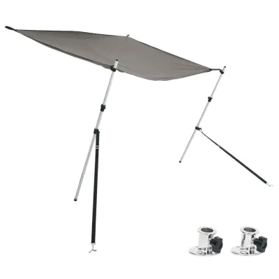 vidaXL Razširljivo senčilo za T-Top antracit 170x170x(113-182,5) cm
