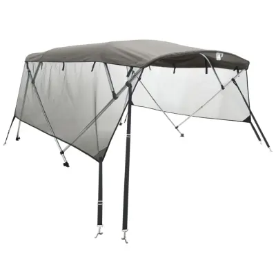 vidaXL Bimini tenda s 3 loki in stranicami 183x(137-152)x137 cm