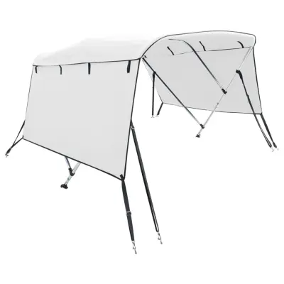 vidaXL Bimini tenda s 4 loki in stranicami 243x(200-213)x137 cm
