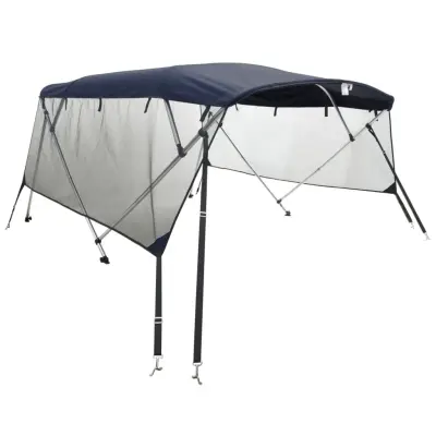 vidaXL Bimini tenda s 3 loki in stranicami 183x(154-167)x137 cm