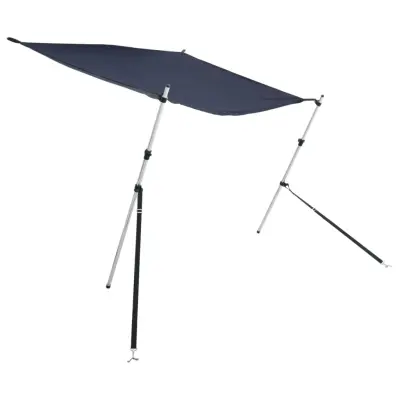 vidaXL Razširljivo senčilo za T-Top mornar. modro 174x205x(115-194) cm