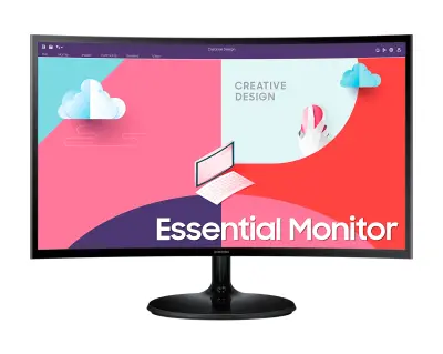 Monitor Samsung Essential Monitor S3 S36C 68,6 cm (27") FHD VA LED FreeSync ukrivljen