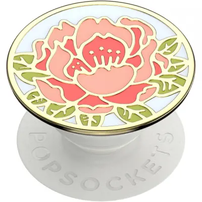 POPSOCKETS držalo / stojalo PopGrip Blooming Peony Pink - Enamel