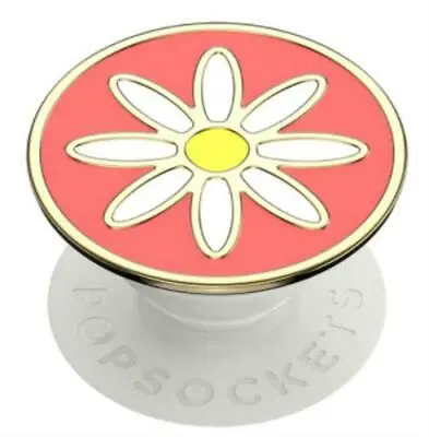 POPSOCKETS držalo / stojalo PopGrip Quaint Daisy Coral - Enamel