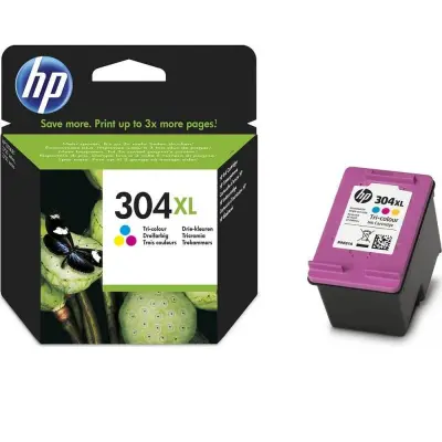 Črnilo hp n9k07ae barvno 304xl za deskjet 3720. 3730 za 300 strani