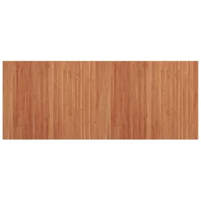 vidaXL Preproga pravokotna rjava 80x200 cm bambus