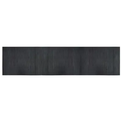 vidaXL Preproga pravokotna siva 70x300 cm bambus