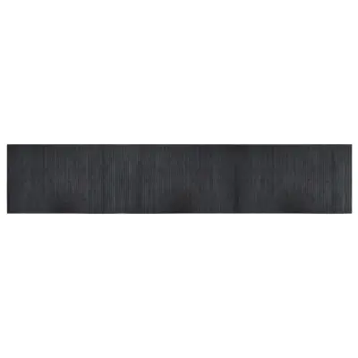vidaXL Preproga pravokotna siva 60x300 cm bambus