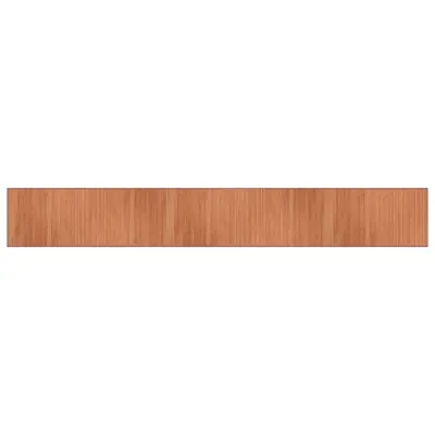 vidaXL Preproga pravokotna rjava 70x500 cm bambus