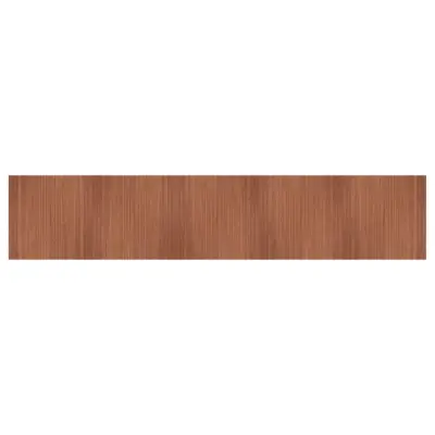 vidaXL Preproga pravokotna rjava 100x500 cm bambus