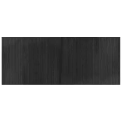 vidaXL Preproga pravokotna siva 80x200 cm bambus