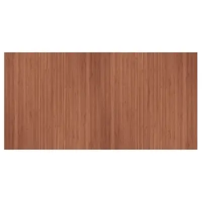 vidaXL Preproga pravokotna rjava 100x200 cm bambus