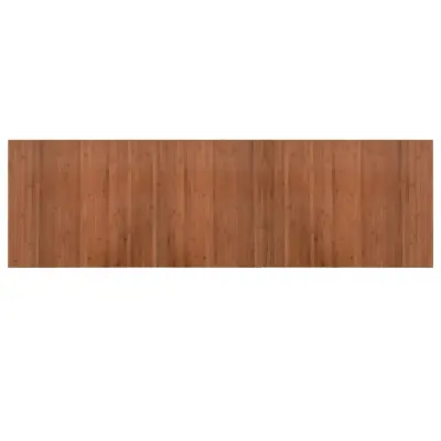 vidaXL Preproga pravokotna rjava 60x200 cm bambus