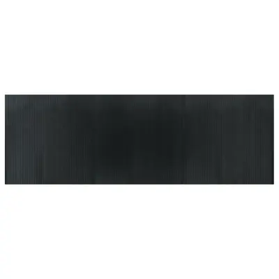 vidaXL Preproga pravokotna siva 100x300 cm bambus