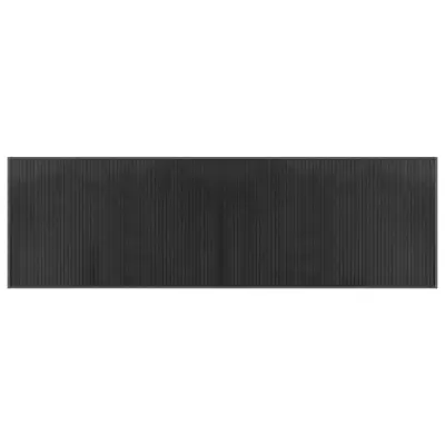 vidaXL Preproga pravokotna siva 60x200 cm bambus