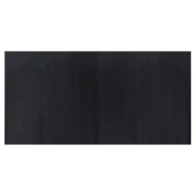 vidaXL Preproga pravokotna črna 100x200 cm bambus