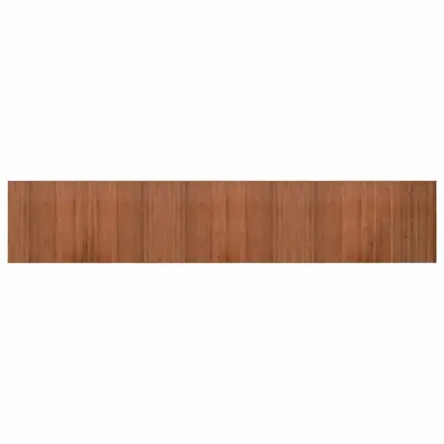 vidaXL Preproga pravokotna rjava 60x300 cm bambus