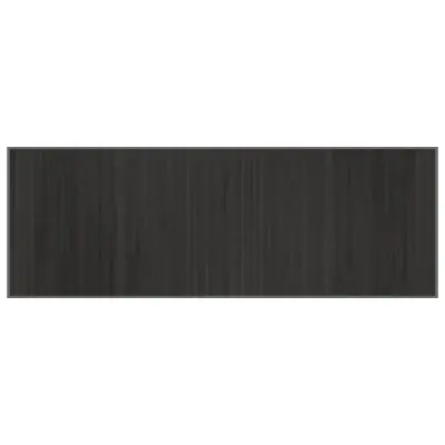 vidaXL Preproga pravokotna siva 70x200 cm bambus