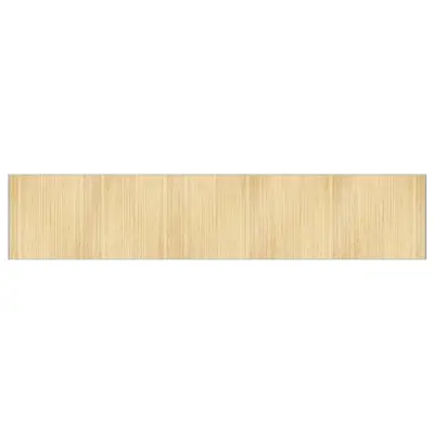 vidaXL Preproga pravokotna svetlo naravna 100x1000 cm bambus