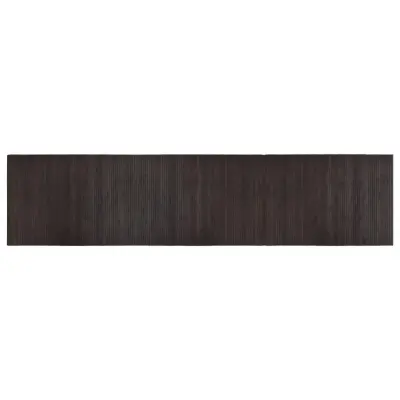vidaXL Preproga pravokotna temno rjava 70x300 cm bambus