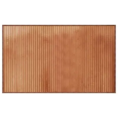 vidaXL Preproga pravokotna rjava 60x100 cm bambus