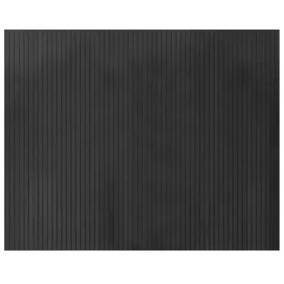 vidaXL Preproga pravokotna siva 80×100 cm bambus