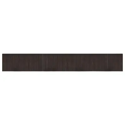 vidaXL Preproga pravokotna temno rjava 60x400 cm bambus