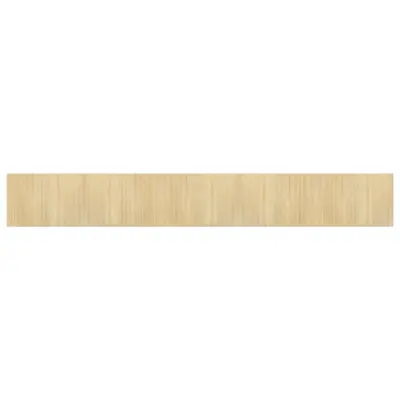 vidaXL Preproga pravokotna svetlo naravna 70x500 cm bambus