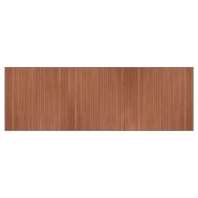 vidaXL Preproga pravokotna rjava 100x300 cm bambus