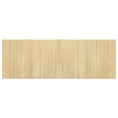 vidaXL Preproga pravokotna svetlo naravna 70x200 cm bambus