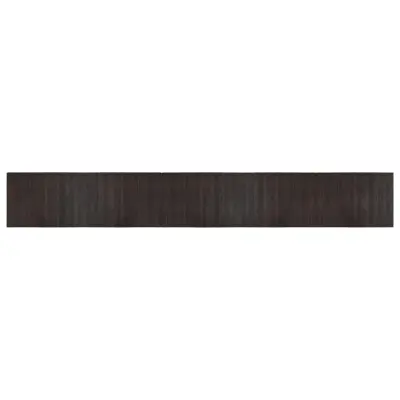vidaXL Preproga pravokotna temno rjava 70x500 cm bambus