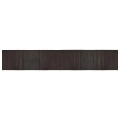vidaXL Preproga pravokotna temno rjava 70x400 cm bambus