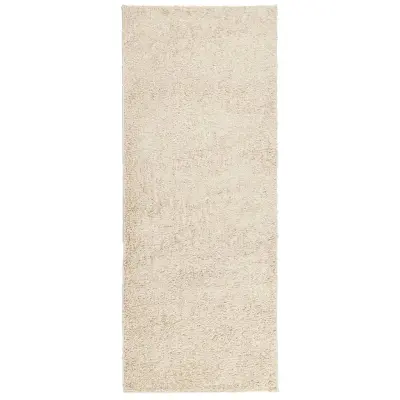 vidaXL Košata preproga PAMPLONA moderna zlata 80x200 cm