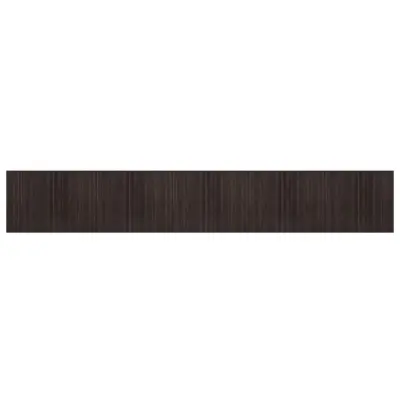 vidaXL Preproga pravokotna temno rjava 80x500 cm bambus