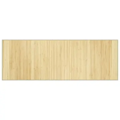 vidaXL Preproga pravokotna svetlo naravna 70x200 cm bambus