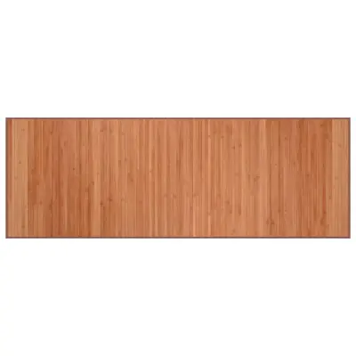 vidaXL Preproga pravokotna rjava 70x200 cm bambus