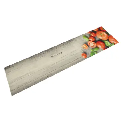 vidaXL Kuhinjska preproga pralna paradižnik 60x300 cm žamet