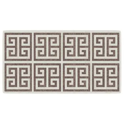 vidaXL Notranja in zunanja preproga večbarvna 80x150 cm protizdrsna