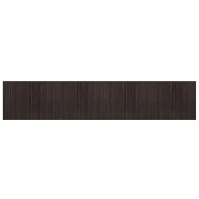 vidaXL Preproga pravokotna temno rjava 80x400 cm bambus